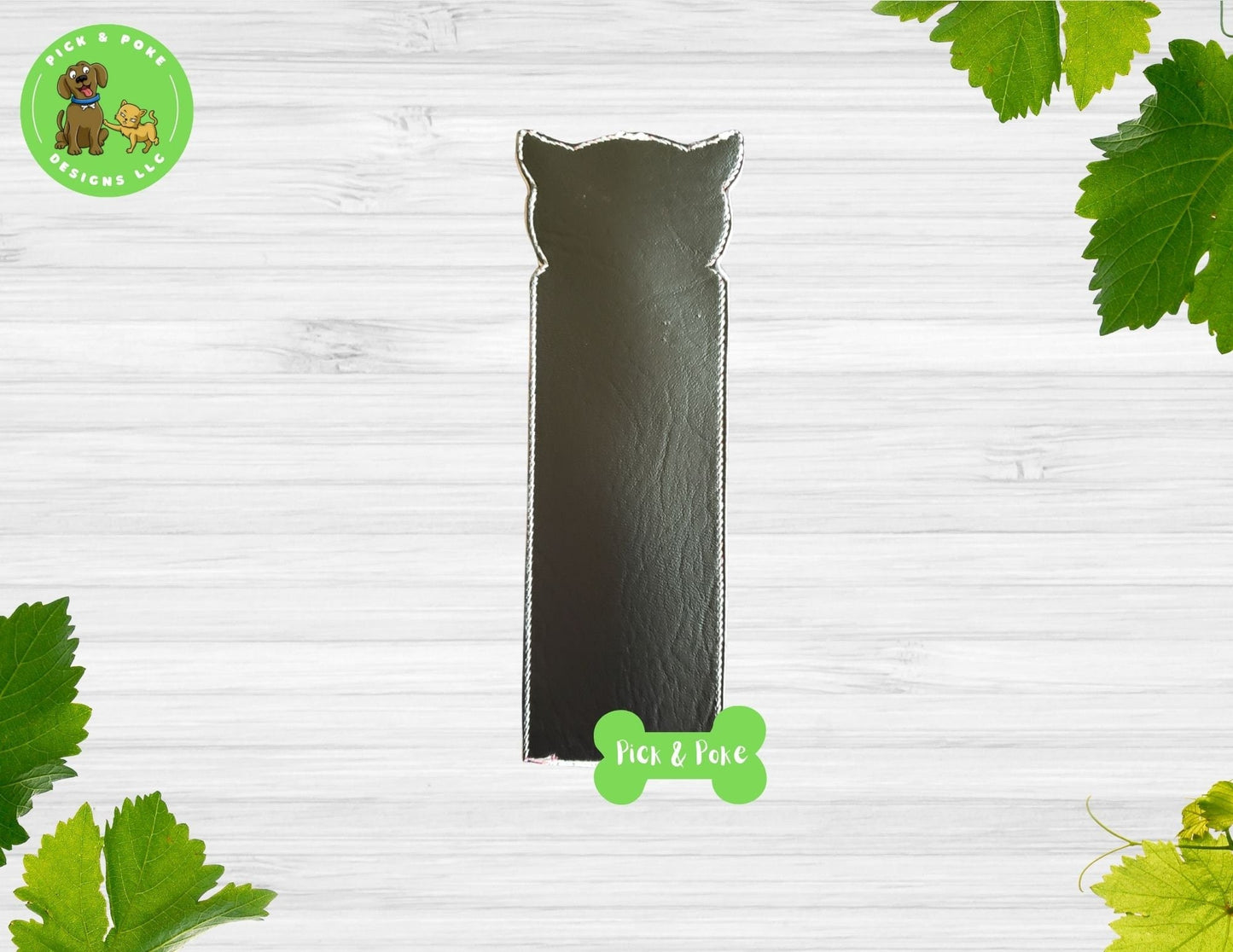 In the Hoop Embroidery Project / Oink Pig Applique Bookmark / 5x7 hoop size / Digital File / Instant DOWNLOAD / Set / ITH DesignPick and Poke Designs