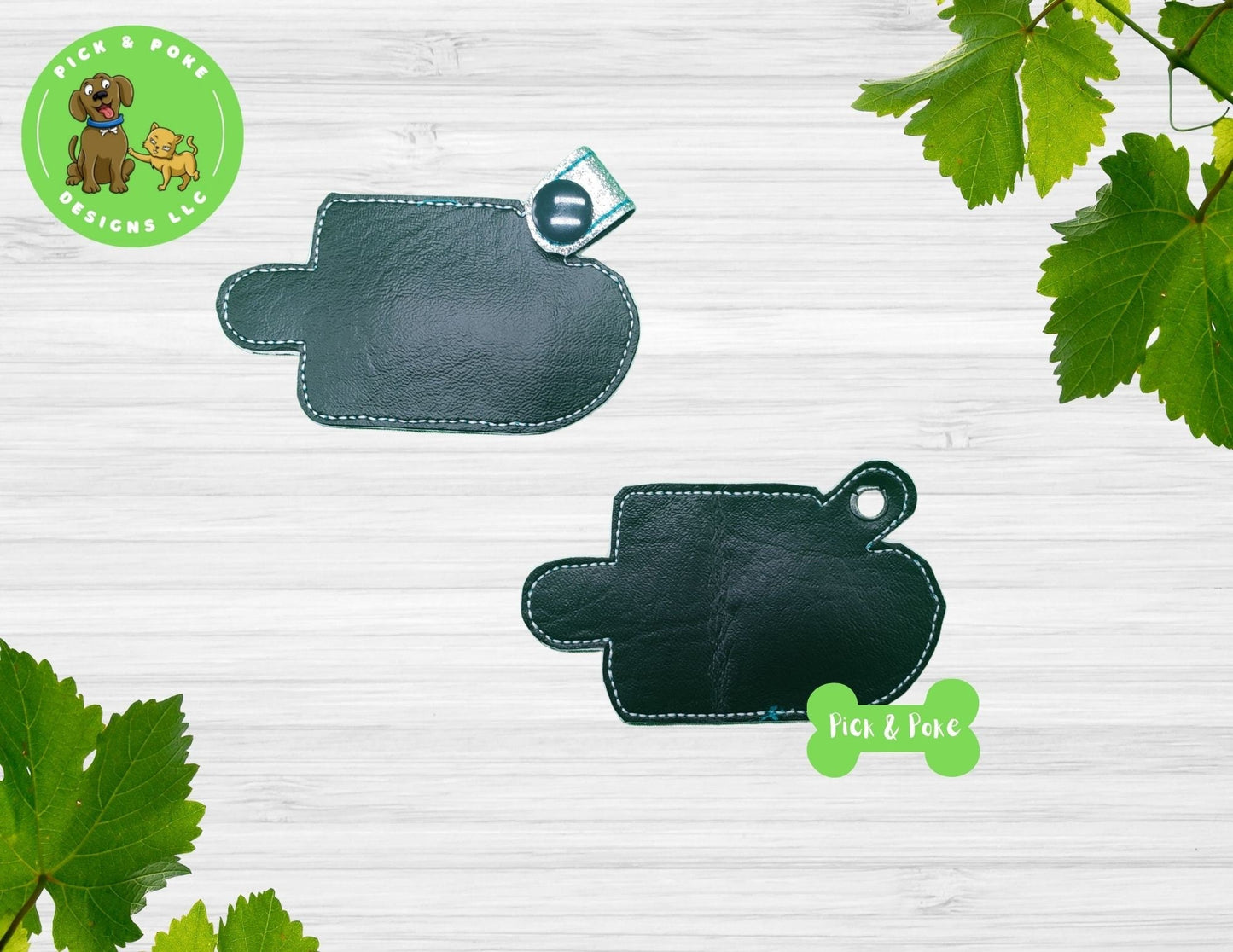 In the Hoop Embroidery Project / Cute Kawaii Popsicle Snap Tab and Eyelet Key Fob / Gift Tag / Digital File / Instant DOWNLOAD / Set / ITHPick and Poke Designs