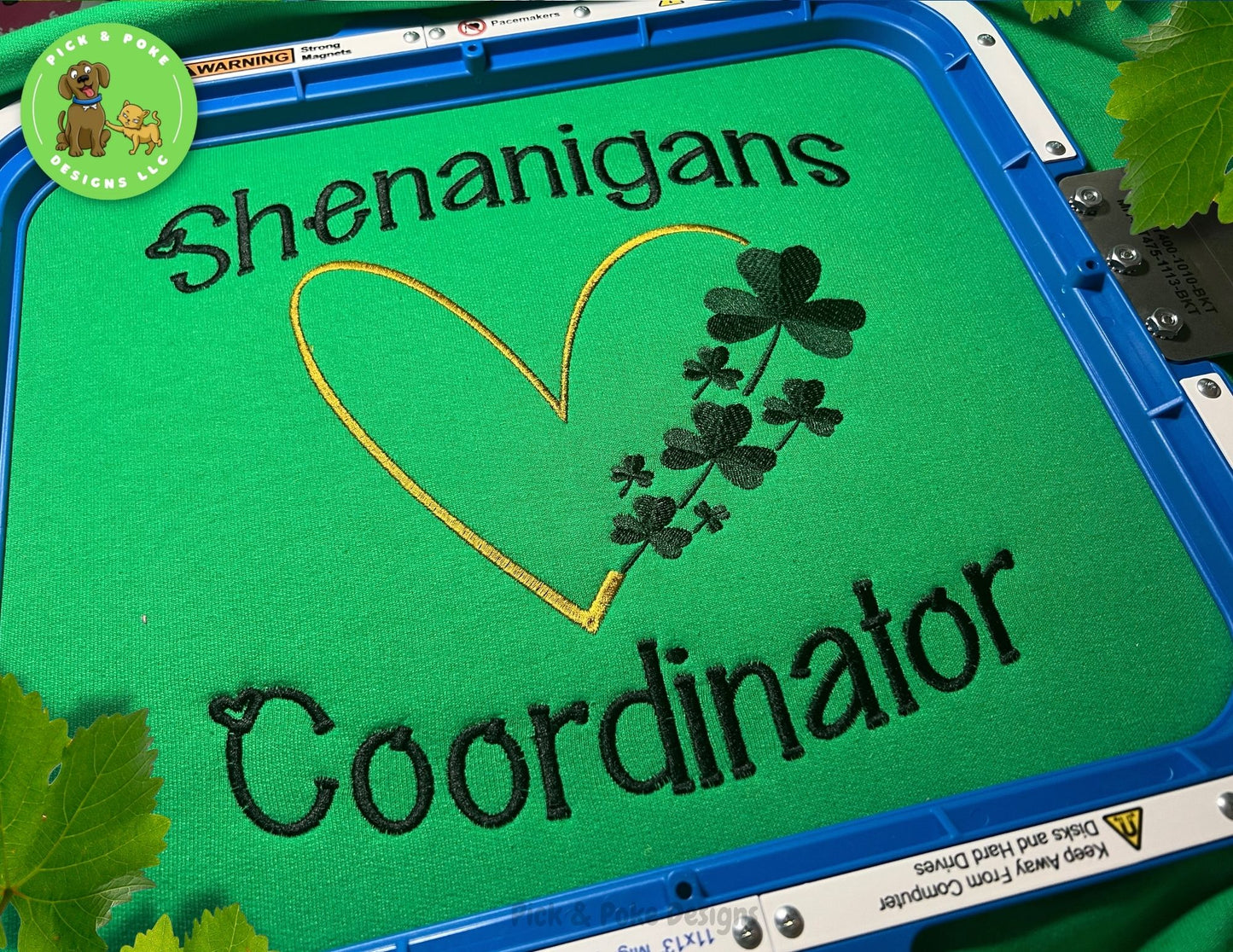 Embroidered Shenanigans Coordinator Teacher Crewneck Sweatshirt