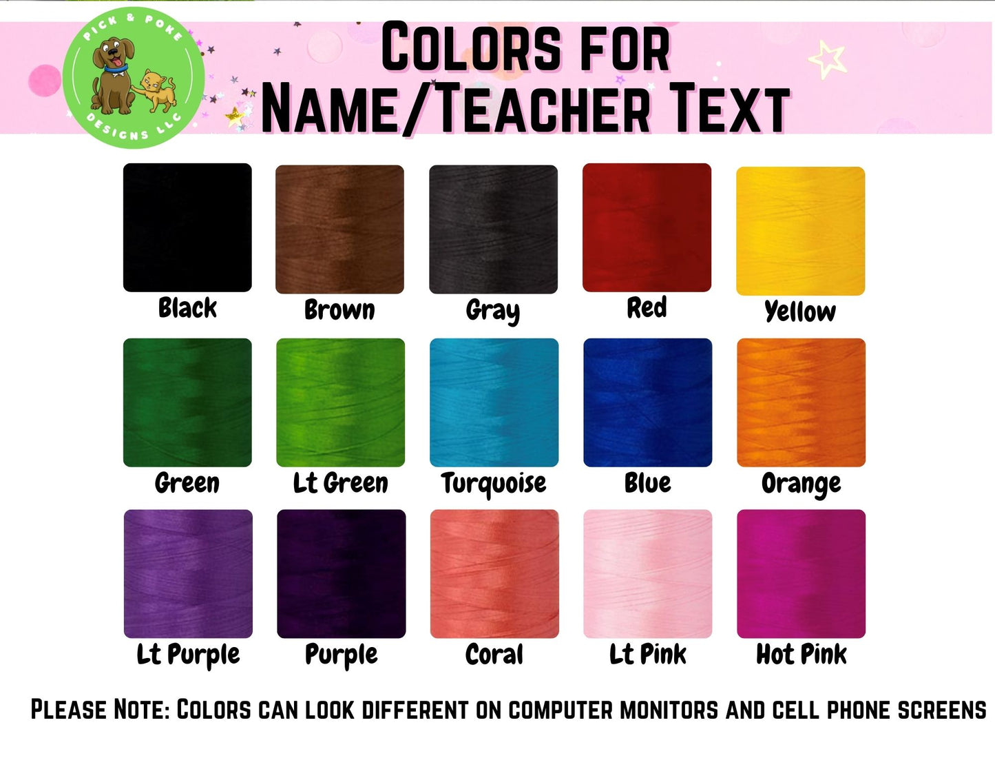 Embroidered Rainbow Teacher Crewneck Sweatshirt Personalized with Your Name or School Name