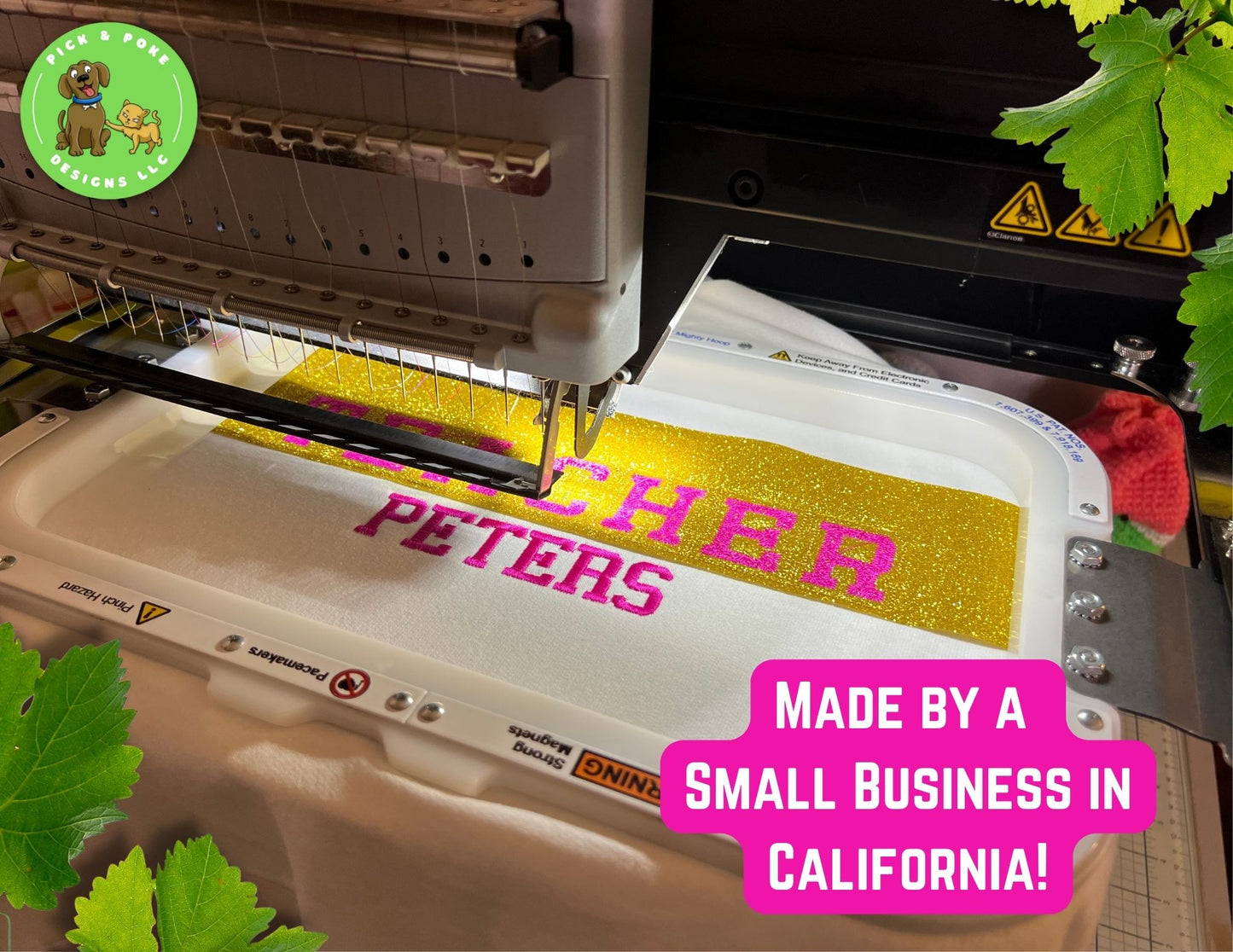 Design is made a small business in California. 