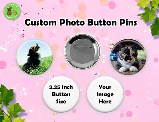 Custom Photo Button Pins | 2.25-inch SizeCambridge